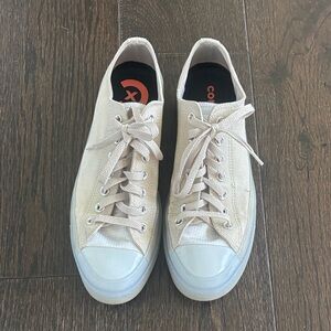 Converse Cream Canvas Sneakers